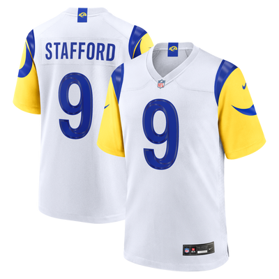 Los Angeles Rams Matthew Stafford Nike White White Game Player Jersey