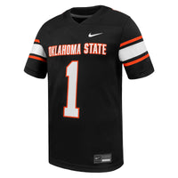 #1 Oklahoma State Cowboys Nike Game Football Jersey - Black