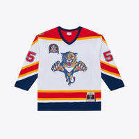 Florida Panthers Ed Jovanovski Mitchell & Ness White 1996 Power Play Jersey