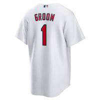 St. Louis Cardinals Nike White #1 Groom Home Replica Jersey