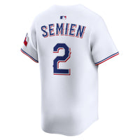 Texas Rangers Marcus Semien Nike White Home Limited Player Jersey