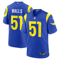 Los Angeles Rams Eddie Walls III Nike Royal Game Jersey