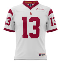 Caleb Williams USC Trojans GameDay Greats Lightweight Heisman Memorial Jersey - White