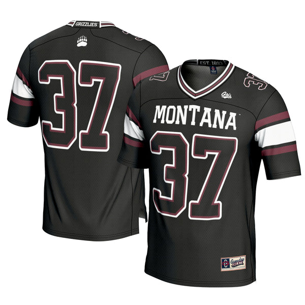#37 Montana Grizzlies GameDay Greats Football Jersey – Black
