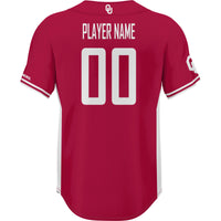 Oklahoma Sooners GameDay Greats NIL Pick-A-Player Lightweight Baseball Jersey - Crimson