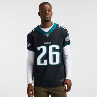 Philadelphia Eagles Saquon Barkley Nike Black Alternate Vapor F.U.S.E. Elite Jersey