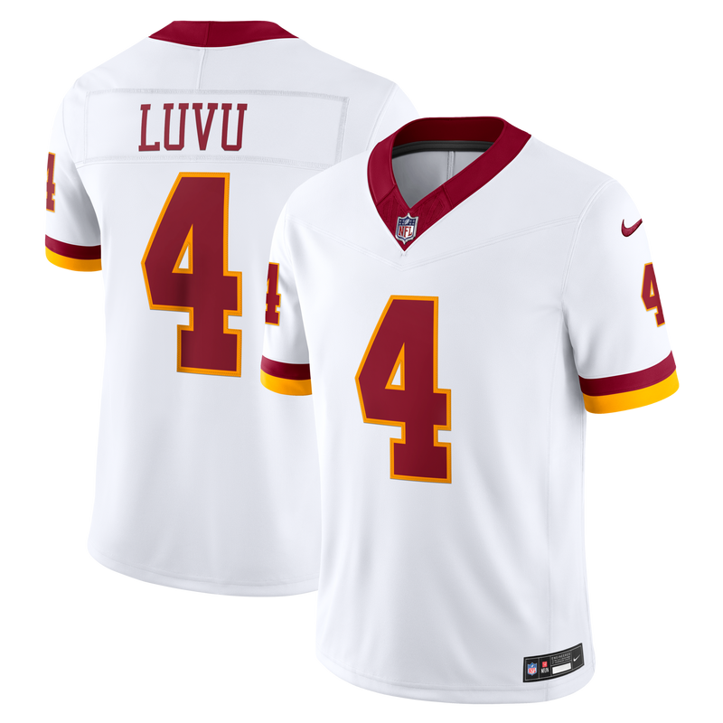Washington Commanders Frankie Luvu Nike White Vapor F.U.S.E. Stitched Limited Jersey