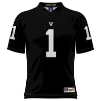 #1 Vanderbilt Commodores GameDay Greats Football Jersey - Black
