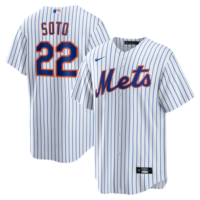 New York Mets Nike White Home Replica Player Jersey
