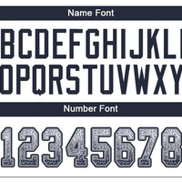 Custom White Navy-Gray Drift Fashion Football Jersey