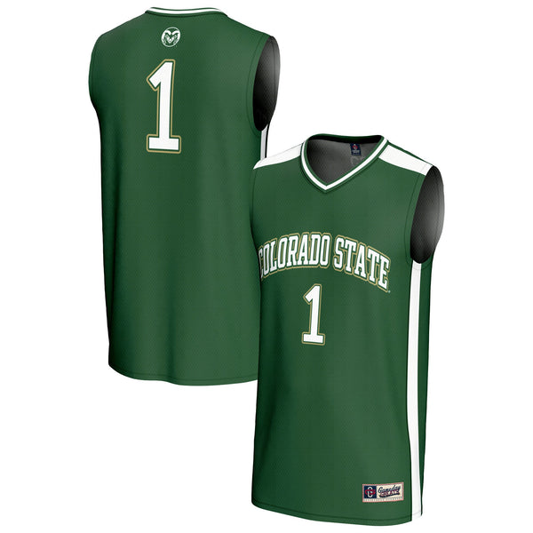 #1 Colorado State Rams GameDay Greats Lightweight Collegiate Basketball Fashion Jersey - Green