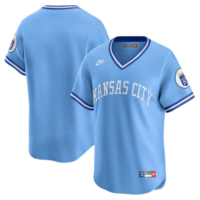 Kansas City Royals Nike Light Blue Cooperstown Collection Limited Jersey