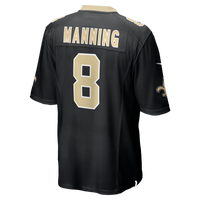 New Orleans Saints Archie Manning Nike Black Game Retired Player Jersey