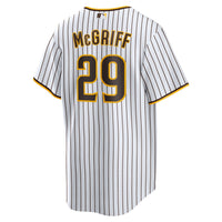 San Diego Padres Fred McGriff Nike White Home Retired Player Replica Jersey