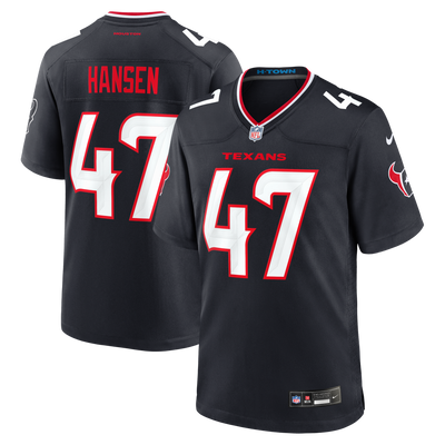 Houston Texans Louis Hansen Nike Navy Team Game Jersey