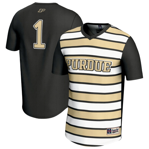 #1 Purdue Boilermakers GameDay Greats Lightweight Soccer Fashion Jersey - Black