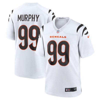 Cincinnati Bengals Myles Murphy Nike White Team Game Jersey