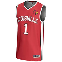#1 Louisville Cardinals GameDay Greats Lightweight Basketball Jersey - Red