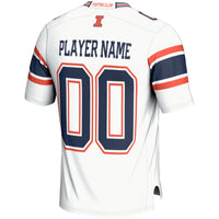 Illinois Fighting Illini GameDay Greats NIL Pick-A-Player Football Jersey - White