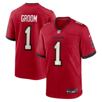 Tampa Bay Buccaneers Number 1 Groom Nike Red Game Jersey