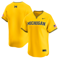 Nike Maize Michigan Wolverines Alternate Limited Baseball Jersey
