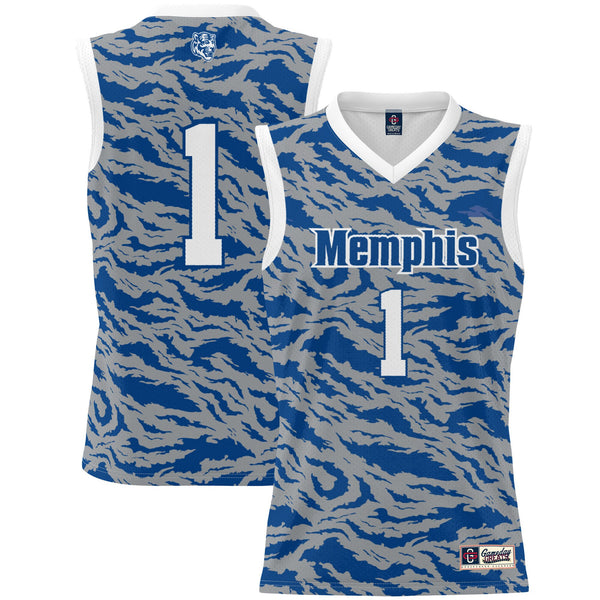 #1 Memphis Tigers GameDay Greats Lightweight Basketball Jersey - Royal