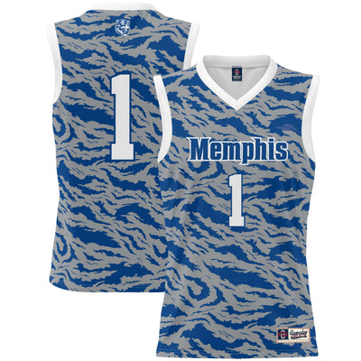 #1 Memphis Tigers GameDay Greats Lightweight Basketball Jersey - Royal
