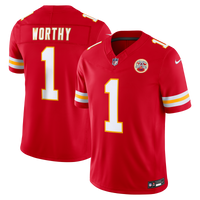 Kansas City Chiefs Xavier Worthy Nike Red Team Vapor F.U.S.E. Stitched Limited Jersey