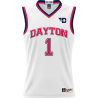 #1 Dayton Flyers GameDay Greats Lightweight Basketball Jersey - White