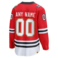 Chicago Blackhawks Fanatics Red Centennial Breakaway Custom Jersey