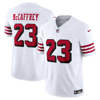 San Francisco 49ers Christian McCaffrey Nike White Vapor F.U.S.E. Limited 2nd Alternate Jersey