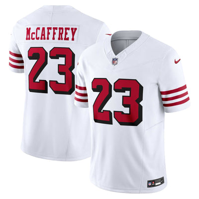 San Francisco 49ers Christian McCaffrey Nike White Vapor F.U.S.E. Limited 2nd Alternate Jersey