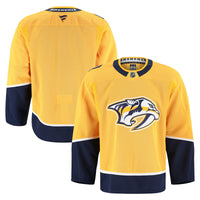 Nashville Predators Fanatics Yellow Home Authentic Pro Jersey