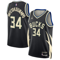Milwaukee Bucks Giannis Antetokounmpo Nike Jordan Dri-FIT NBA Swingman Jersey -