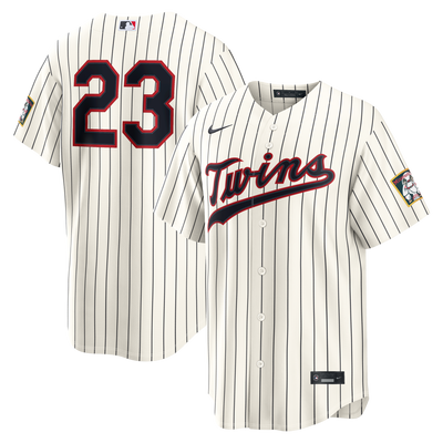 Minnesota Twins Royce Lewis Nike Cream 2026 Field of Dreams Stadium Jersey