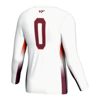 #0 Virginia Tech Hokies GameDay Greats Lightweight Volleyball Jersey - White