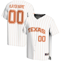 Texas Longhorns GameDay Greats NIL Pick-A-Player Lightweight Baseball Jersey - White