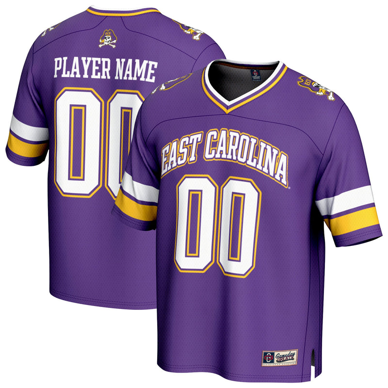 ECU Pirates GameDay Greats NIL Pick-A-Player Football Fashion Jersey - Purple