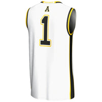 #70 Appalachian State Mountaineers GameDay Greats Lightweight Basketball Jersey - White