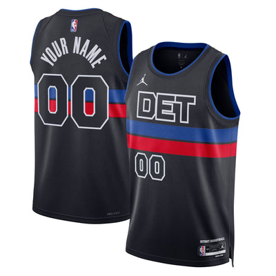 Detroit Pistons Jordan Statement Swingman Jersey - Custom