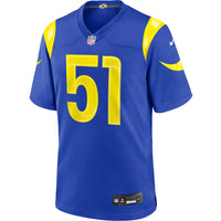 Los Angeles Rams Eddie Walls III Nike Royal Game Jersey