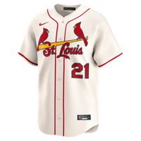 St. Louis Cardinals Lars Nootbaar Nike Cream Alternate 2 Limited Jersey