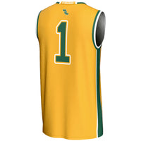 #1 William & Mary Tribe GameDay Greats Lightweight Basketball Jersey - Gold