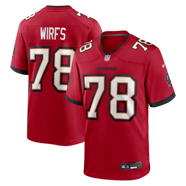 Tampa Bay Buccaneers Tristan Wirfs Nike Red Game Jersey