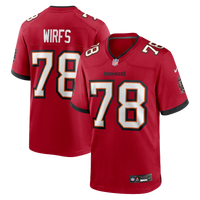 Tampa Bay Buccaneers Tristan Wirfs Nike Red Game Jersey