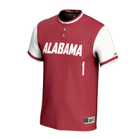 Alabama Crimson Tide GameDay Greats Lightweight Softball Fashion Jersey - Crimson