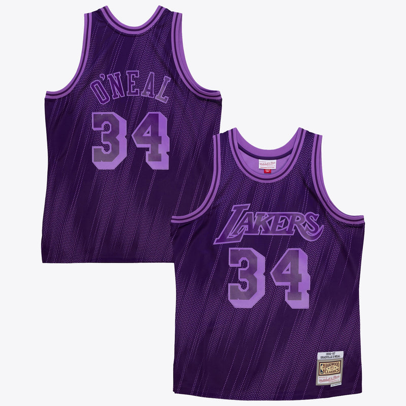 Los Angeles Lakers Mitchell & Ness Shaquille O'Neal 1996 Monochrome Swingman Jersey - Purple