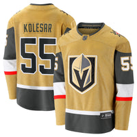 Vegas Golden Knights Keegan Kolesar Fanatics Gold Home Breakaway Jersey