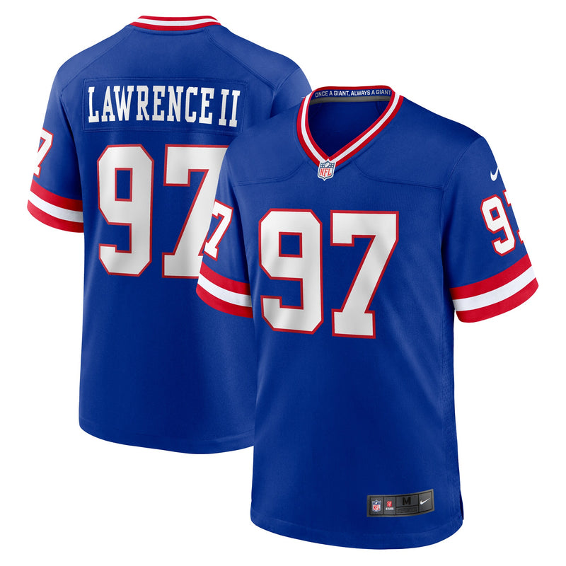 New York Giants Dexter Lawrence Nike Royal Alternate Game Jersey