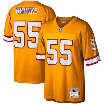 Tampa Bay Buccaneers Derrick Brooks Mitchell & Ness Orange Big & Tall 1995 Legacy Retired Player Jersey